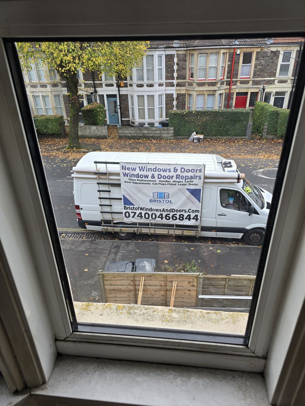 Clear double-glazed window after sealed unit replacement